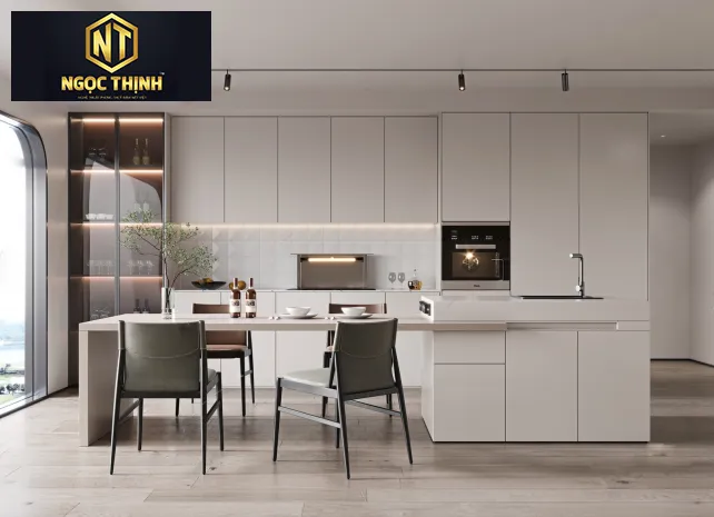 Xưởng Nội Thất Ngọc Thịnh - Tủ bếp hiện đại, sang trọng, dẹp nhất 2023